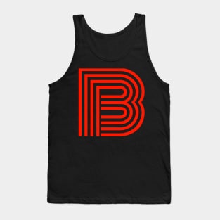 Letter B beautiful letters Tank Top